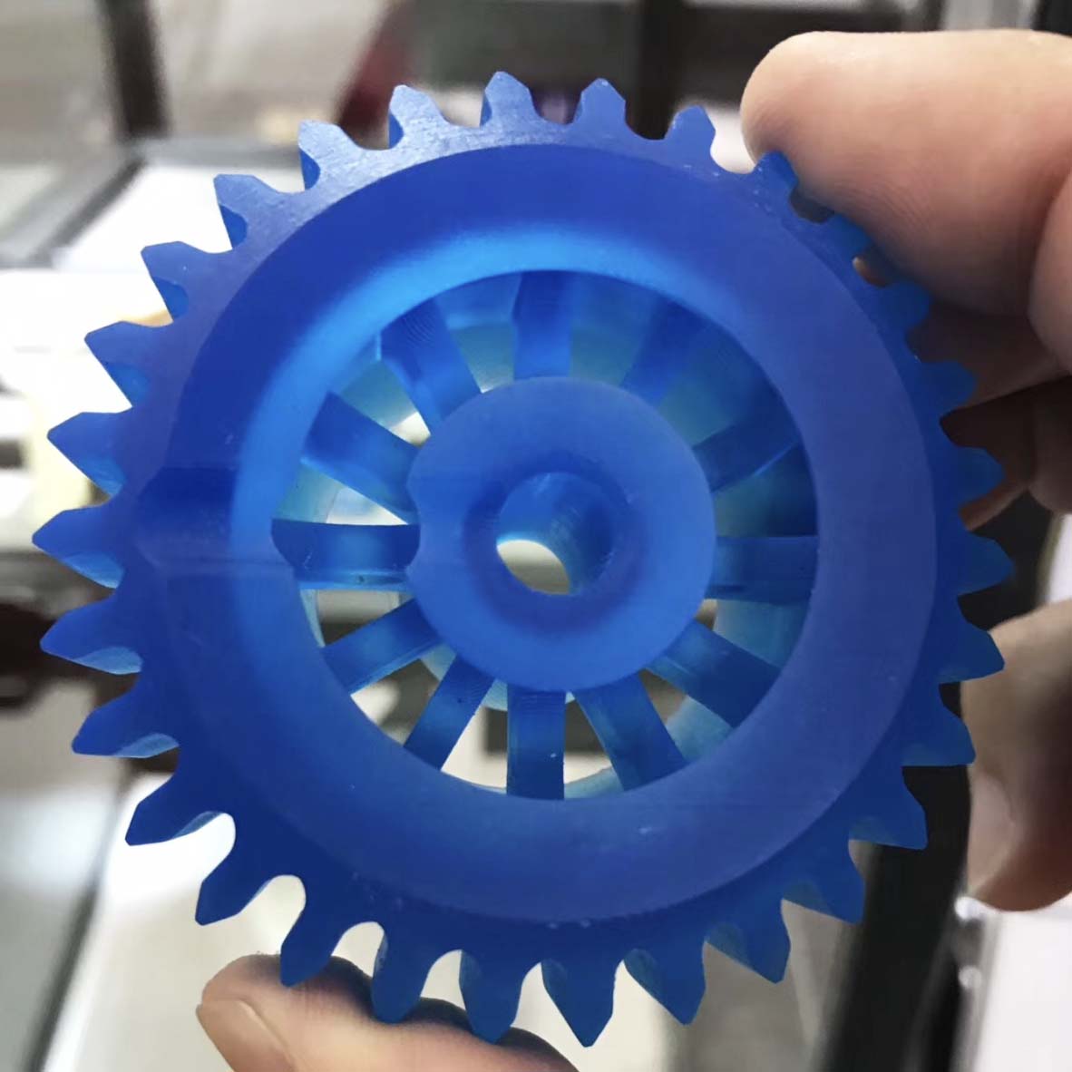 Azure Blue Tough 3D Printing Photopolymer Resin